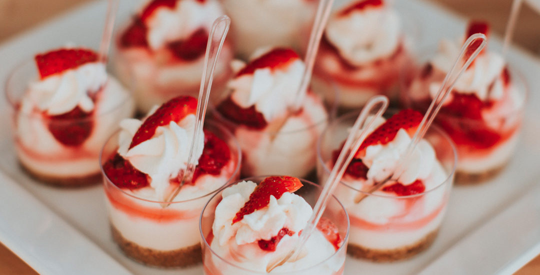 Strawberry cheesecake shots | Annie's Cakes baker in Edmonton, AB